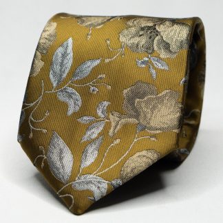 Floral Yellow Tie